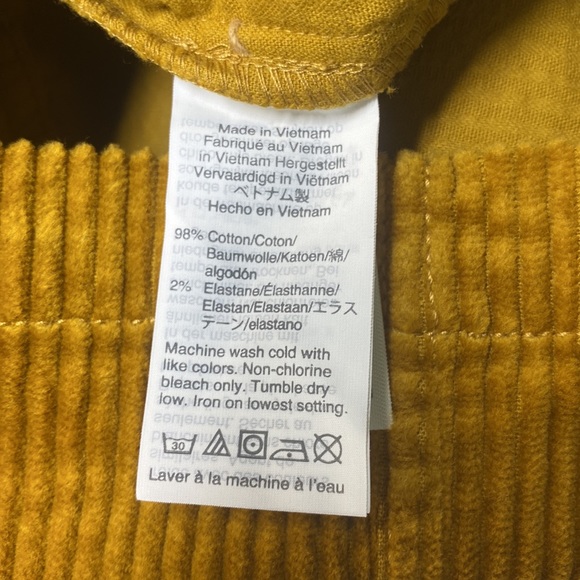 Madewell Corduroy A-Line Button Front Mini Skirt - Picture 7 of 9